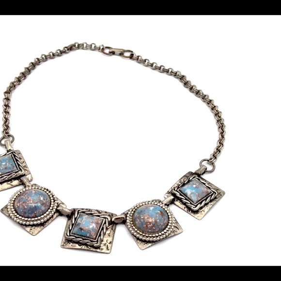 Jewelry Set Southwestern Boho Faux Turquoise - Picture 2 of 8